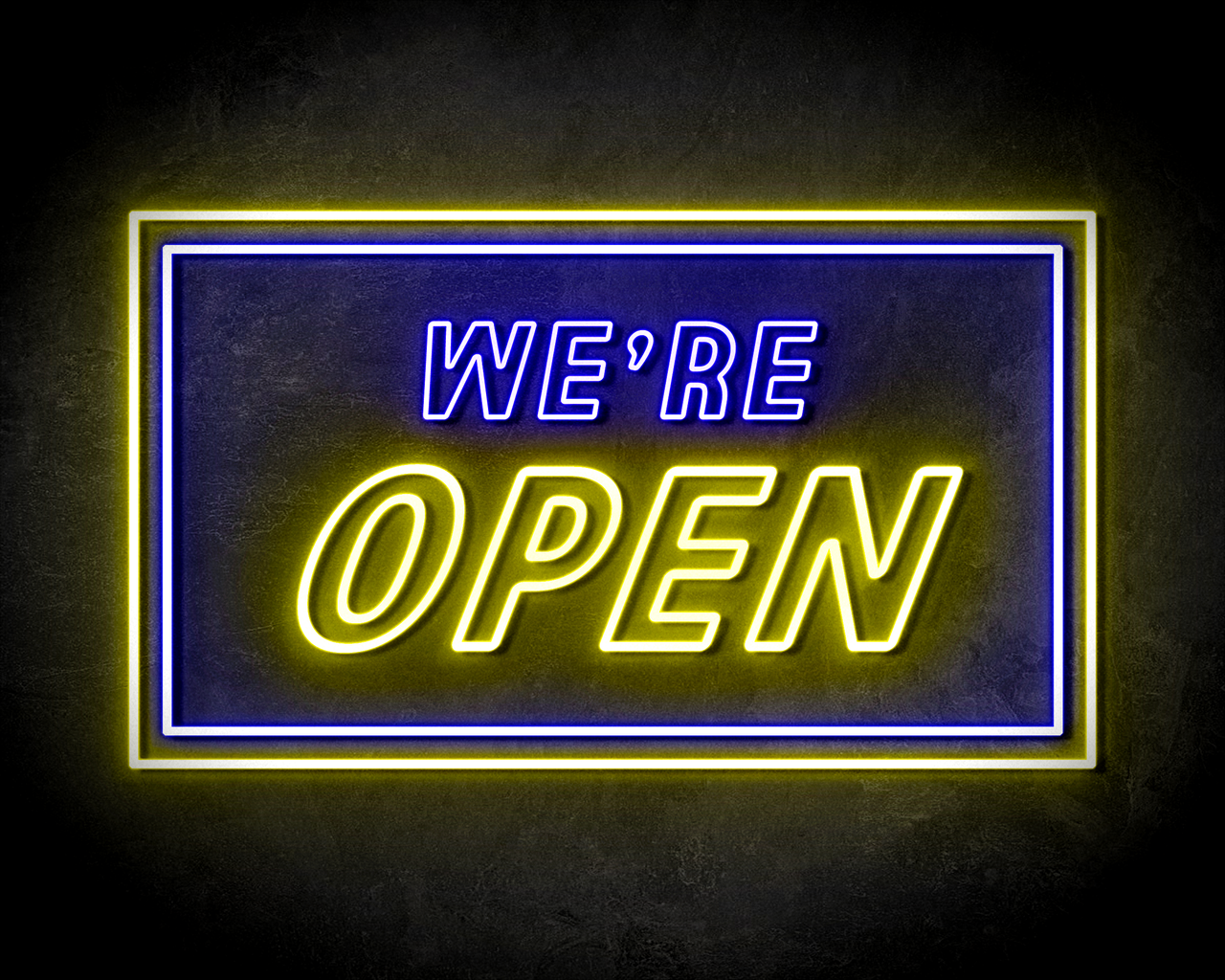 neon sign open closed