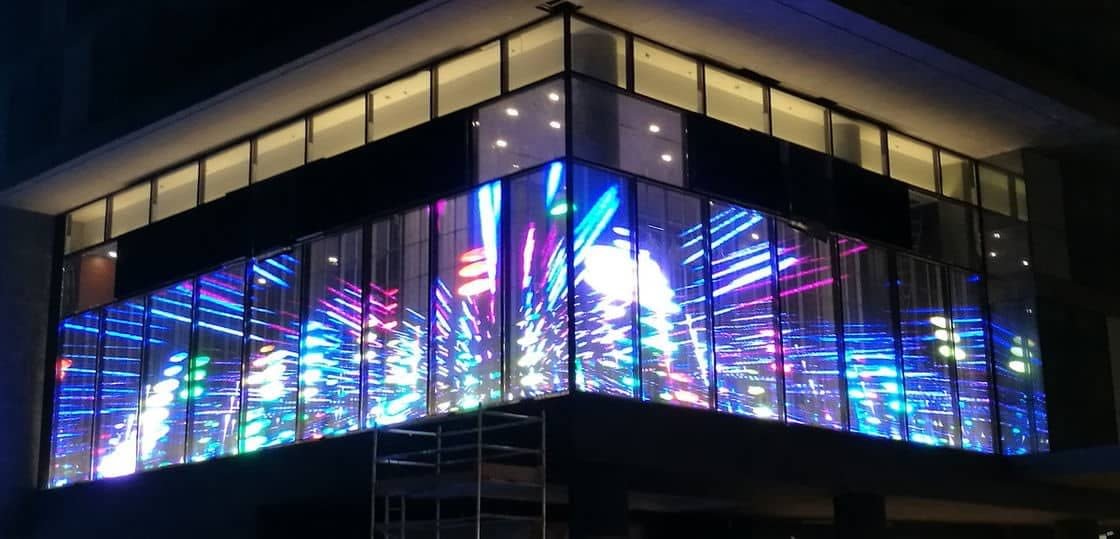 Transparante-LED-schermen