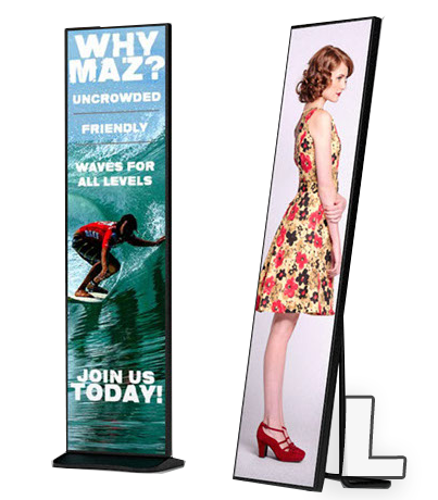 Indoor LED video poster 1964 x 596 mm