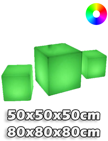 LED kubus stoel / tafel