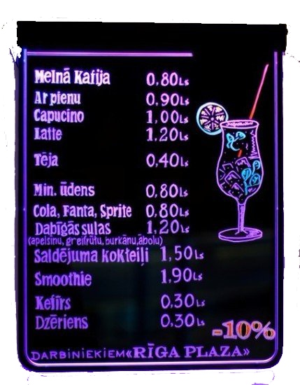 LED schrijfborden 60cm*80cm