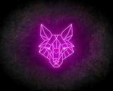 WOLF neon sign - LED Neon Leuchtreklame_