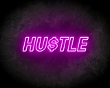 HUSTLE neon sign - LED Neon Leuchtreklame_