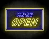 WE'RE OPEN neon sign - LED Neon Leuchtreklame_