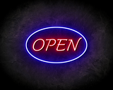 OPEN ROND neon sign - LED Neon Leuchtreklame_
