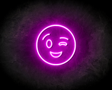 BLINK SMILEY neon sign - LED Neon Reklame_
