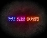 WE ARE OPEN 3 COLORS neon sign - LED Neon Reklame_