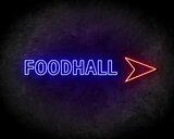FOODHALL neon sign - LED Neon Reklame_
