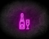 CHAMPAGNE neon sign - LED Neon Reklame_
