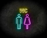 WC LUXE neon sign - LED Neon Leuchtreklame_