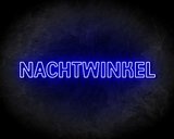 NACHTWINKEL neon sign - LED Neon Reklame_