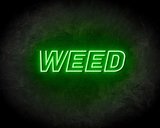 WEED TEXT neon sign - LED Neon Reklame_