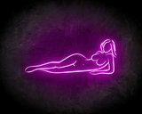 WOMEN BODY LYING DOWN neon sign - LED Neon Reklame_