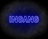 INGANG neon sign - LED Neon Reklame_