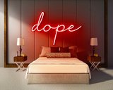 DOPE neon sign - LED Neon Reklame_