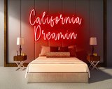 CALIFORNIA DREAMIN neon sign - LED Neon Reklame_
