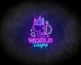 VAPE WORLD neon sign - LED Neon Reklame_