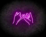 Pinky Promise neon sign - LED Neon Reklame_