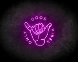 Good Vibes Only neon sign - LED Neon Reklame_