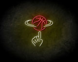 Spinning basketbal - LED Neon Leuchtreklame_