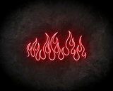 Flames neon sign - LED Neon Reklame_