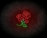 Roses neon sign - LED Neon Reklame_