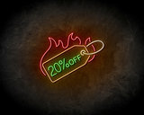 20% OFF neon sign - LED Neon Reklame_