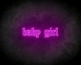 Baby Girl neon sign - LED Neon Reklame_