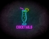 Cocktails - LED Neon Leuchtreklame_