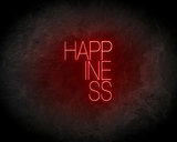 Happiness - LED Neon Leuchtreklame_