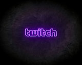 Twitch Text neon sign - LED Neon Reklame_