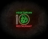 Vegetarian Restaurant neon sign - LED Neon Reklame_
