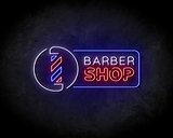 Barber Shop Blauw neon sign - LED Neon Reklame_