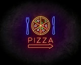Pizza Blue neon sign - LED Neon Reklame_