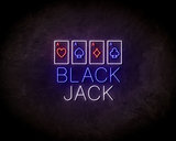 Blackjack neon sign - LED Neon Reklame_
