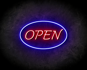 OPEN ROND neon sign - LED Neon Leuchtreklame