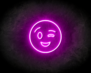 BLINK SMILEY neon sign - LED Neon Reklame