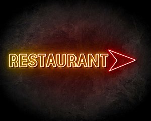 RESTAURANT neon sign - LED Neon Reklame