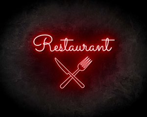 RESTAURANT neon sign - LED Neon Reklame