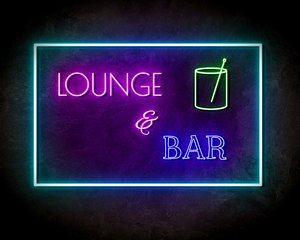 LOUNGE & BAR neon sign - LED Neon Reklame