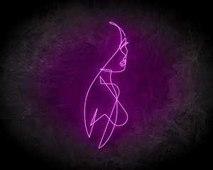 LINE ART WOMEN neon sign - LED Neon Reklame