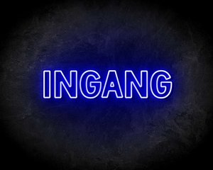 INGANG neon sign - LED Neon Reklame