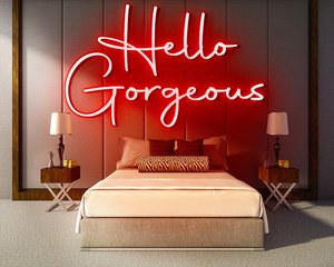 HELLO GORG neon sign - LED Neon Reklame