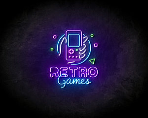 RETRO GAME  neon sign - LED Neon Reklame