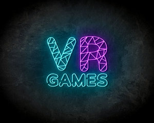 VR Games neon sign - LED Neon Reklame