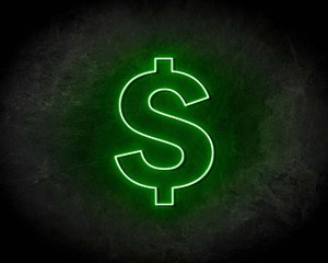 Dollar Sign - LED Neon Leuchtreklame