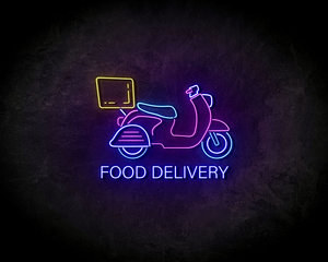 Food Delivery neon sign - LED Neon Reklame