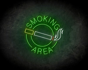 Smoking Area neon sign - LED Neon Reklame
