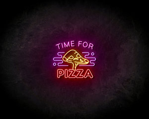 Time For Pizza neon sign - LED Neon Reklame