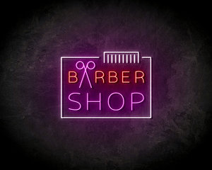 Barber Shop Roze neon sign - LED Neon Reklame